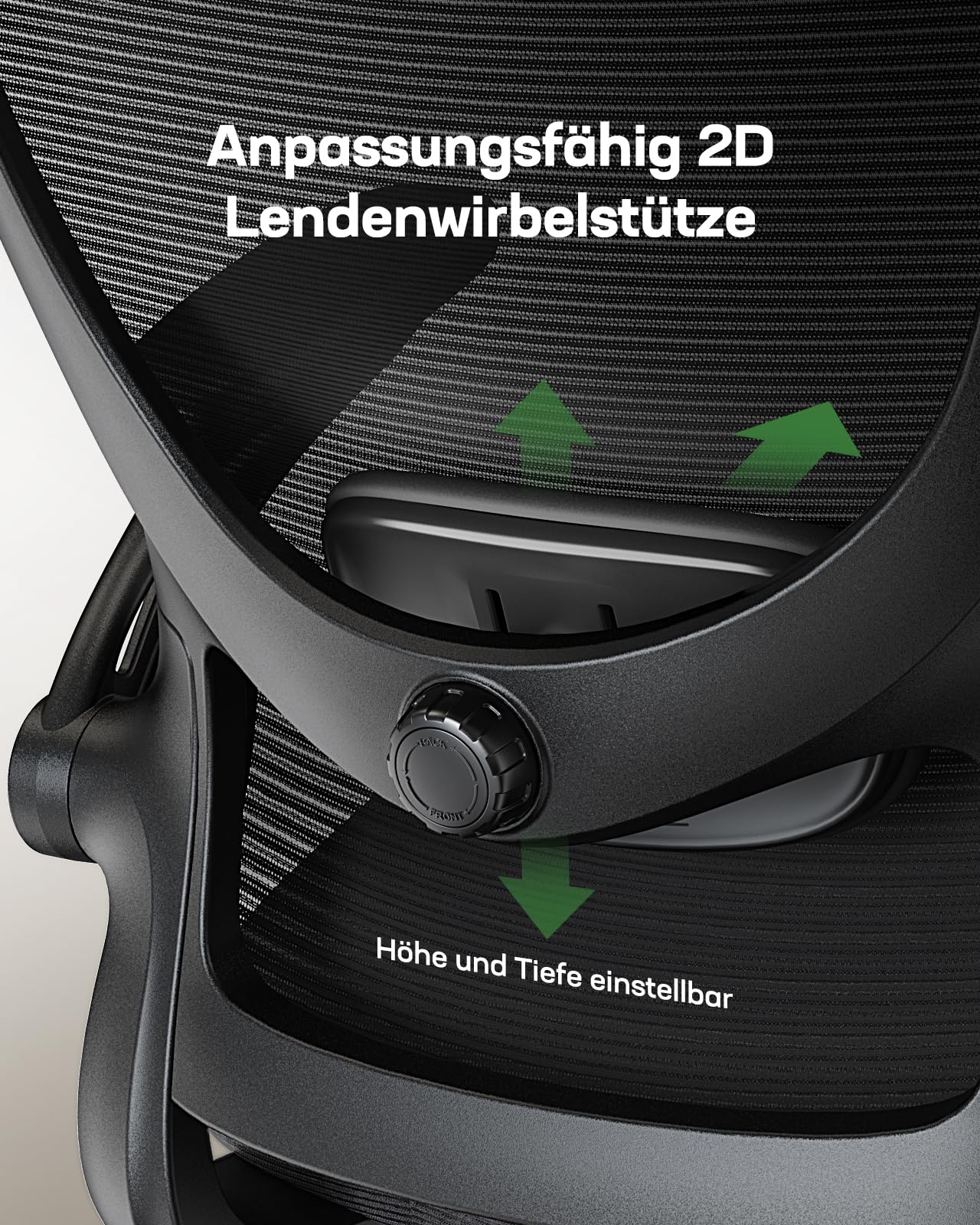 Marsail Sedia da ufficio ergonomica con schienale alto in