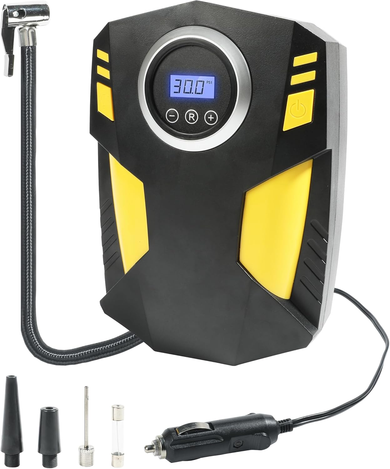 Compresseur d'air gonfleur de pneu, compresseur d'air portable DC 12 V Compresseur d'air gonfleur de pneu, compresseur d'air portable DC 12 V