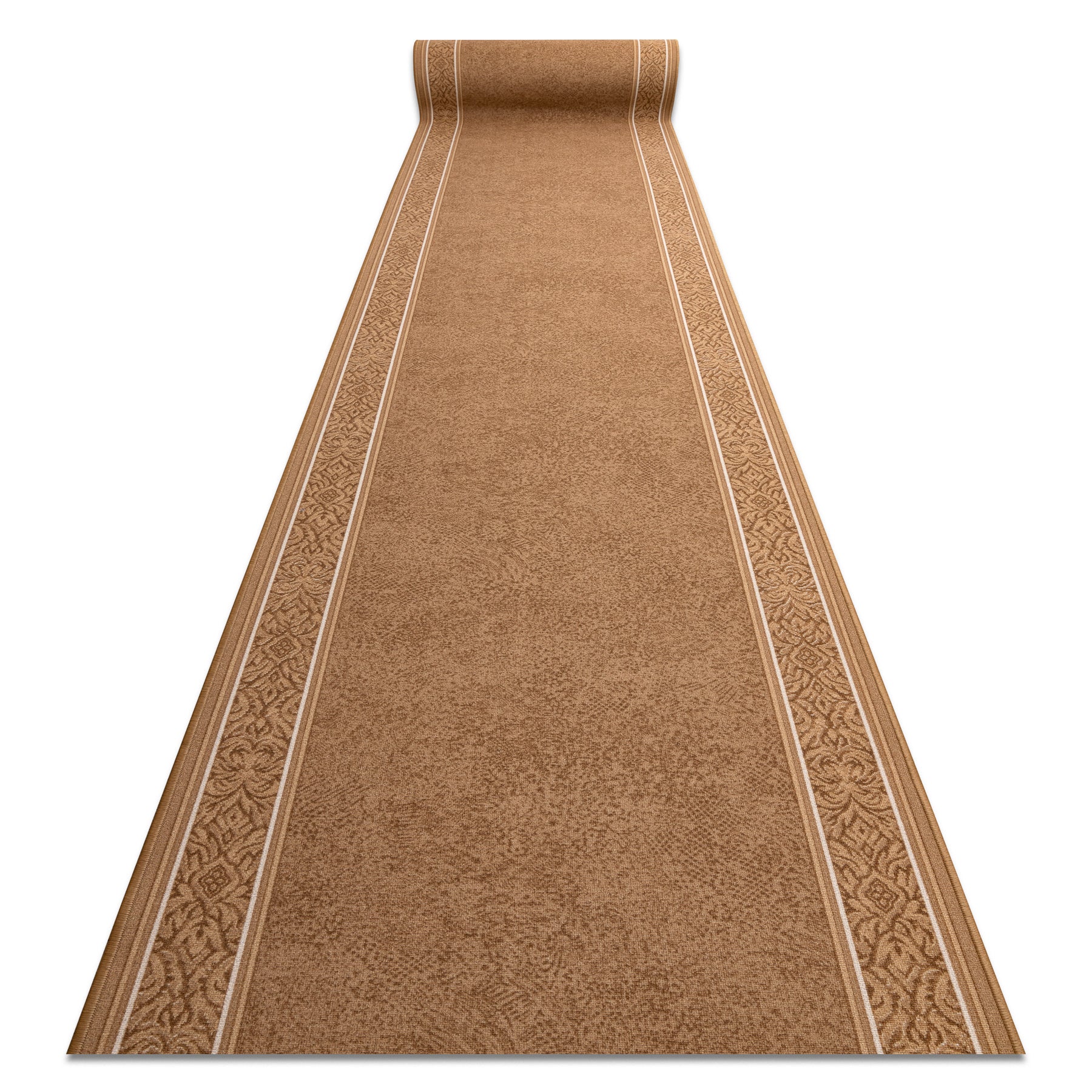 CHODNIK podgumowany ST.TROPEZ antypoślizgowy beż RAMKA PRZECIERANY 100cm 100x390 cm
