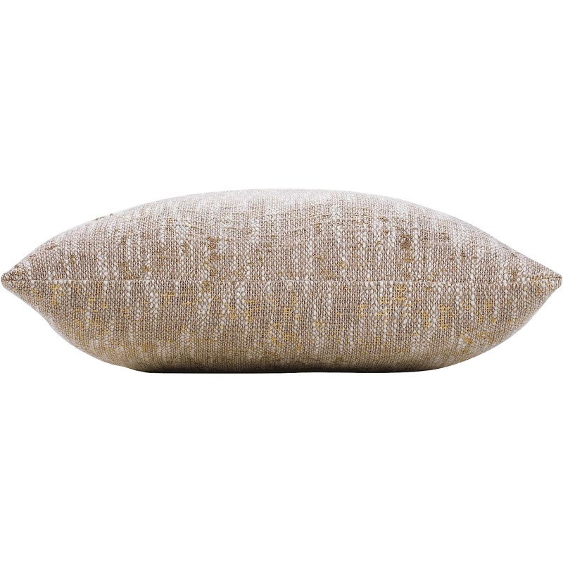 Coussin déhoussable esprit doré - Naturel - 40 x 40 cm - Coton - 5