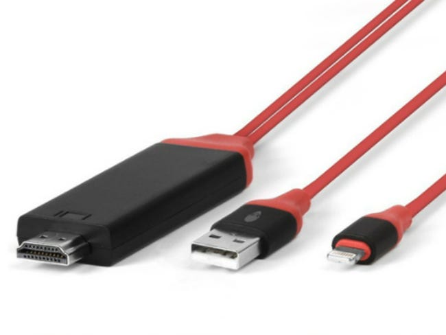 Cavo Lightning HDMI 2 m per iPhone 14/13/12/11/XS/XR/8, 1080P Full HD Digital AV Adattatore Compatibile con iPad e iPod, TV Streaming, Plug & Play, nessun supporto per iPhone 15/16 e Netflix Cavo Lightning HDMI 2 m per iPhone 14/13/12/11/XS/XR/8, 1080P Full HD Digital AV Adattatore Compatibile con iPad e iPod, TV Streaming, Plug & Play, nessun supporto per iPhone 15/16 e Netflix