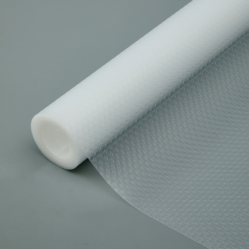 Podkładka przezroczysta 30 x 150 cm, 1 sztuka, wzór w groszki, do szuflad, papier izolacyjny, odporna na wilgoć, nadaje się do szafek kuchennych