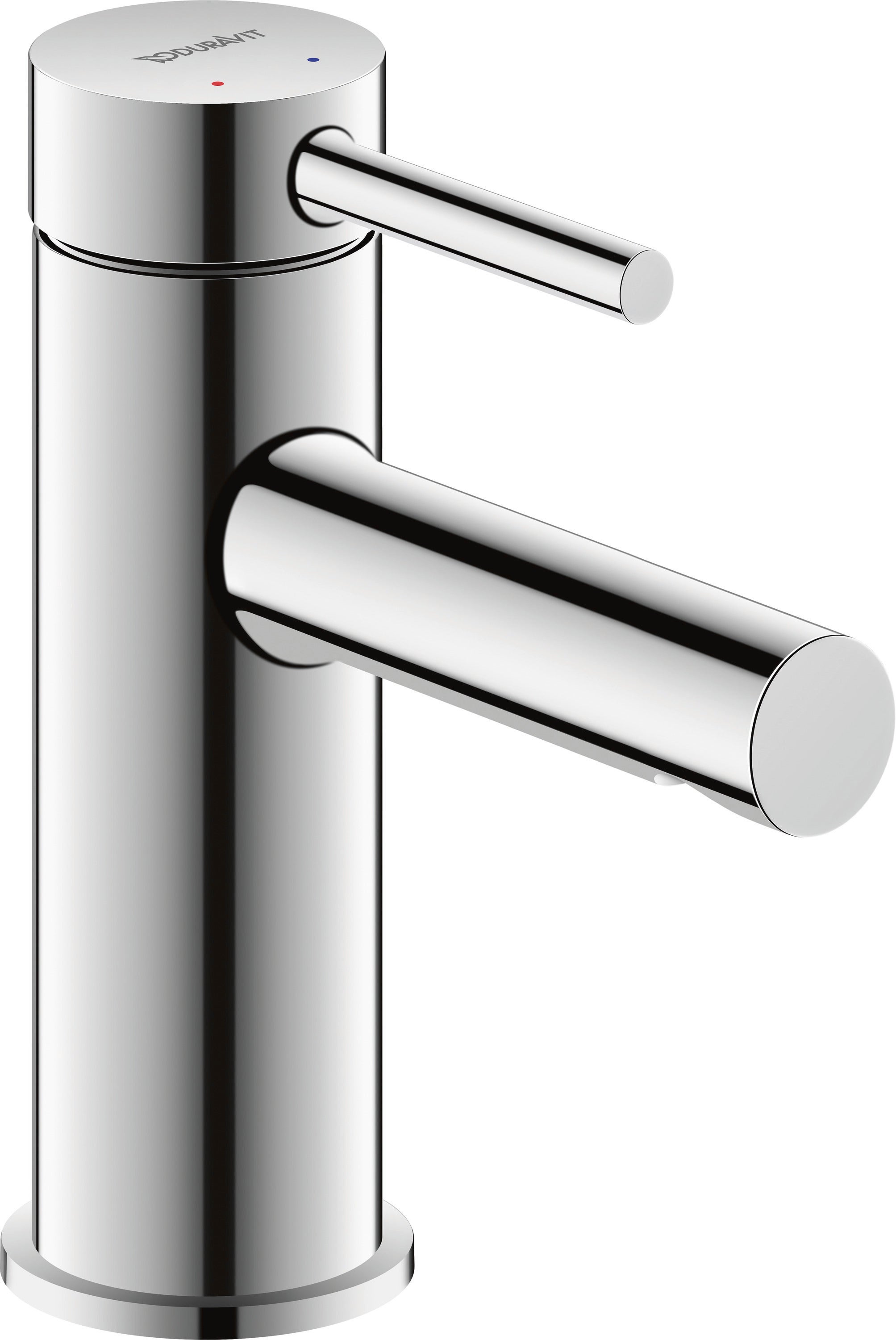 Duravit Circle single-lever basin mixer S, without drain set, 100 mm projection, chrome, CE1010002010