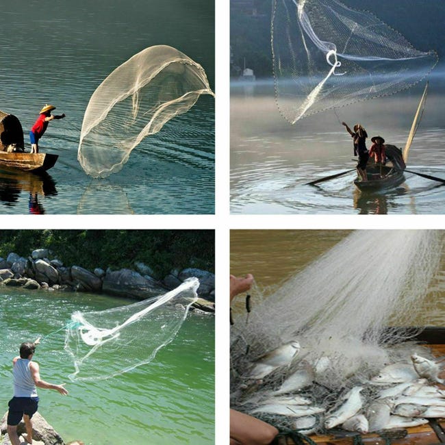 HEcSHENG Filet De Pêche, Filet De Pêche, Filet De Plage, Maille De Senne D'appât, Filet De Pêche HEcSHENG Filet De Pêche, Filet De Pêche, Filet De Plage, Maille De Senne D'appât, Filet De Pêche