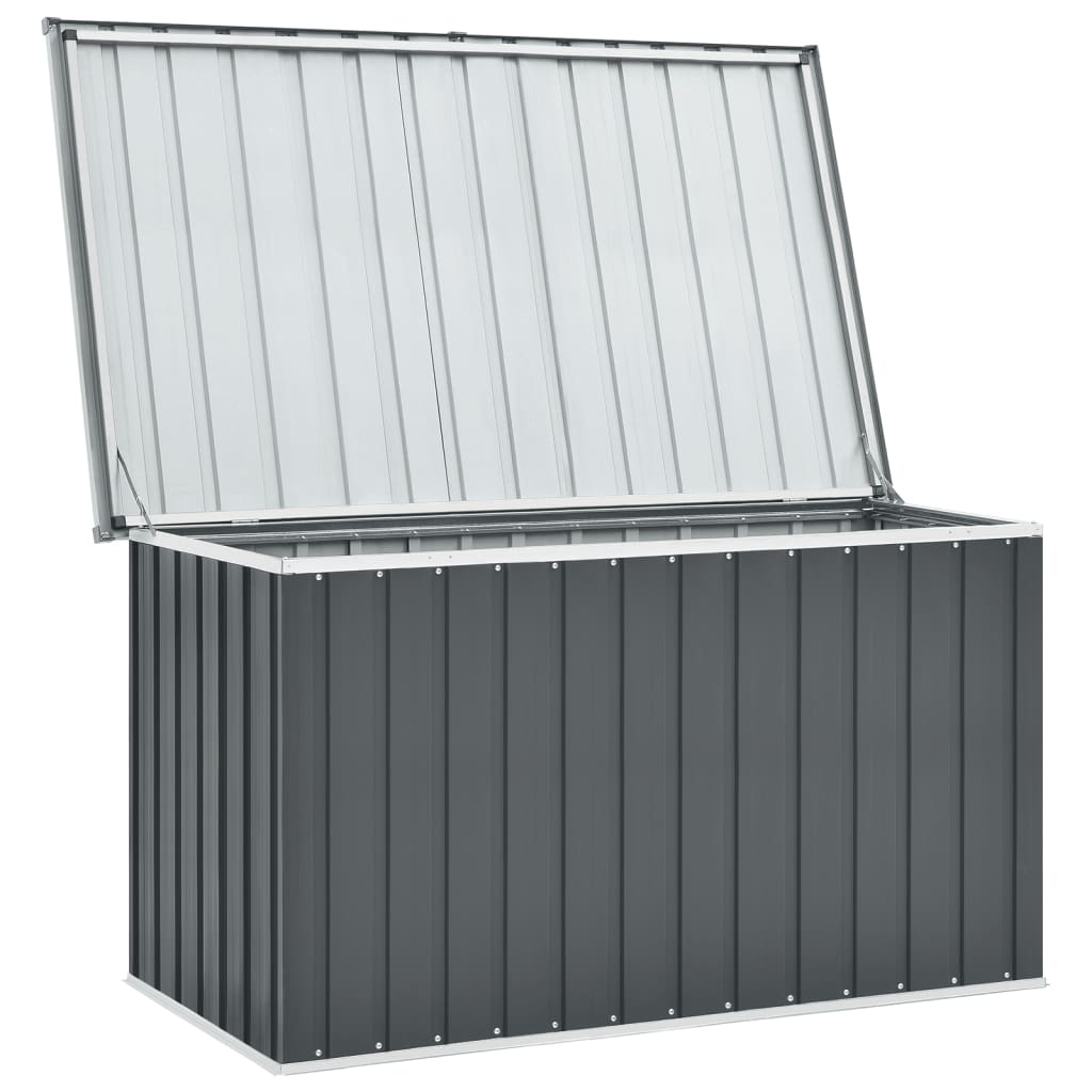 The Living Store - Boîte de rangement de jardin Gris 149x99x93 cm - 6