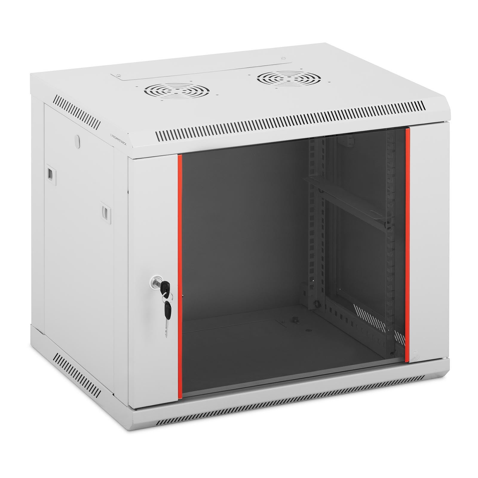 Baie Serveur Réseau Armoire Informatique Murale Rack 19 Pouces 9U 40 cm ...