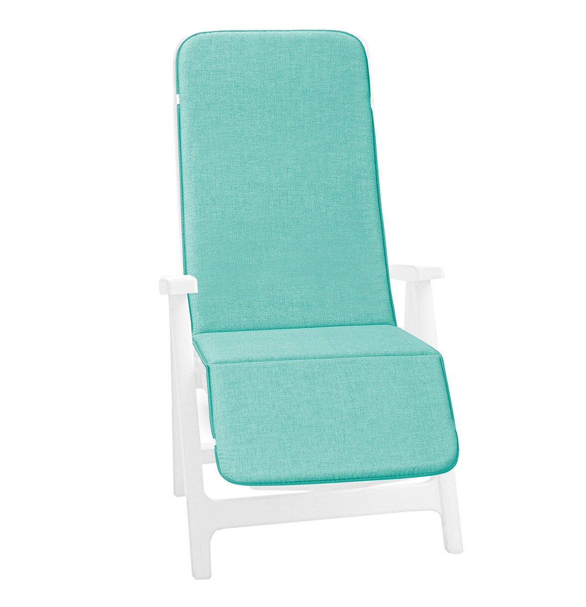 Poduszka Na Leżak 100% Wyprodukowano We Włoszech Miękki Pokrowiec Na Fotel Turkus