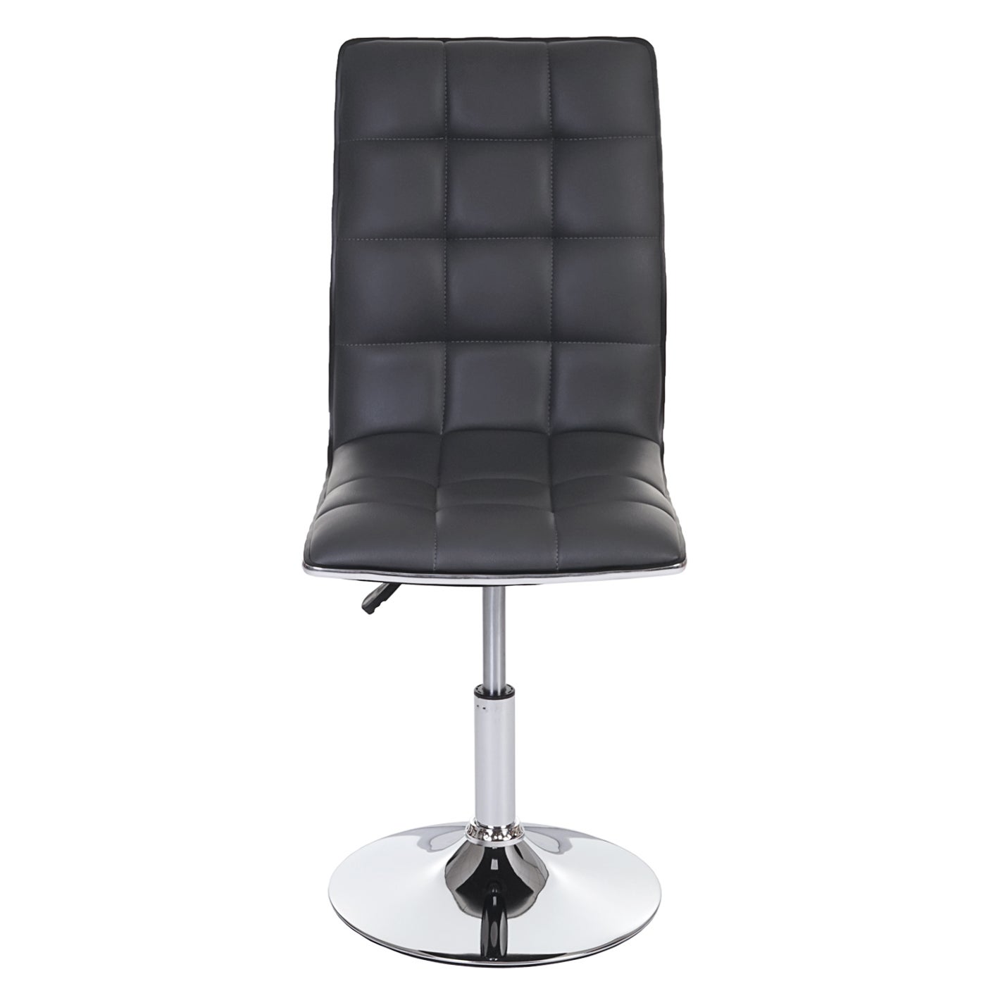 Juego de 6 sillas de comedor HWC-C41, silla de cocina, giratoria regulable en altura, polipiel certificada MVG ~ gris - 5