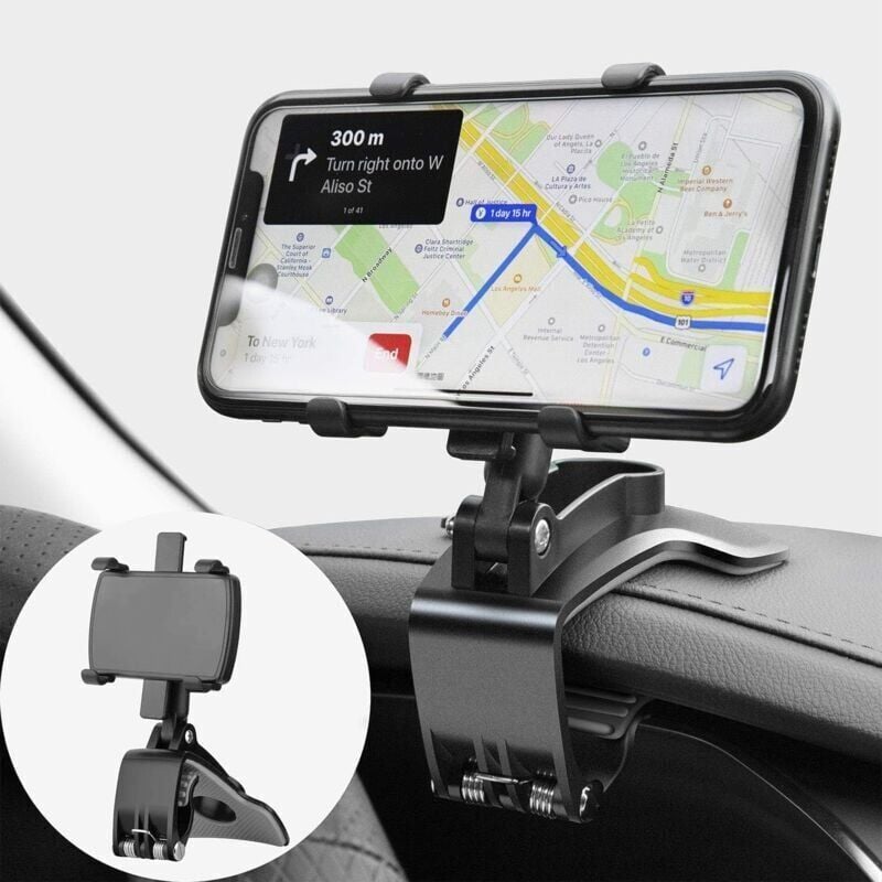Supporto per telefono da auto girevole a 360 gradi per GPS e da 4-7 ...