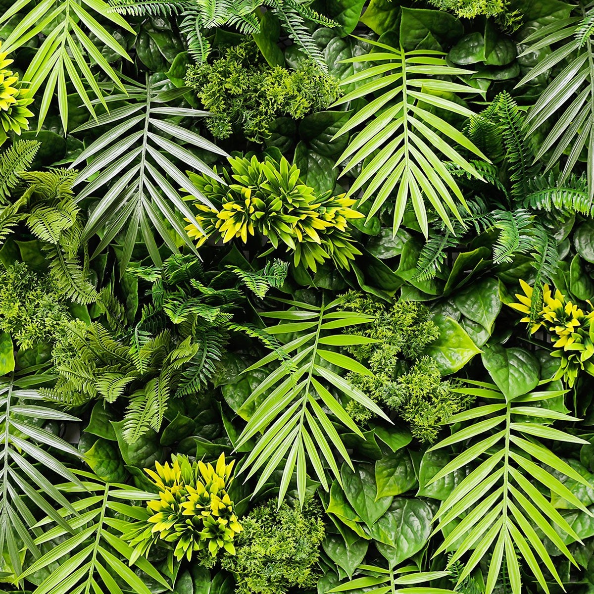 Mur vegetal artificiel Exotik plaque de 1mx1m décoration tropicale - 2