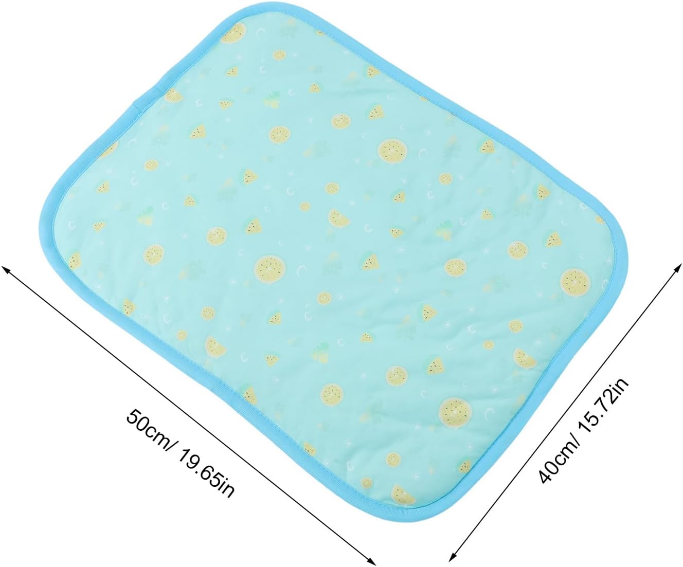 Tapis rafraîchissant pour Chat - Tapis en Soie glacée Auto-rafraîchissant pour Chien - de Couchage Portable pour Animaux de Compagnie, idéal - 3
