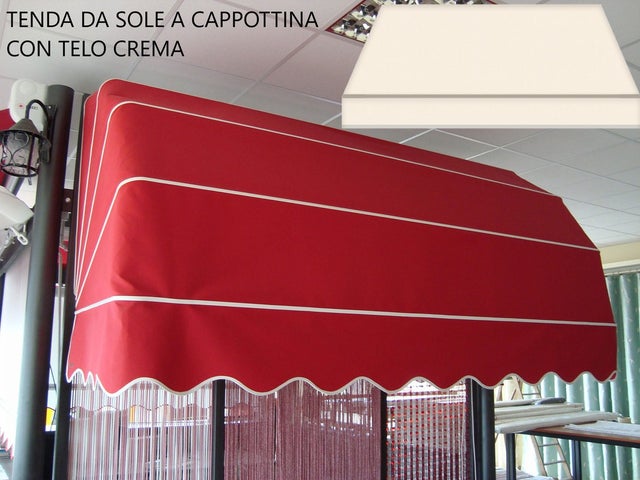 Telo Ricambio Tenda Parasole Outsunny 4x2.5m - Poliestere Anti UV Per
