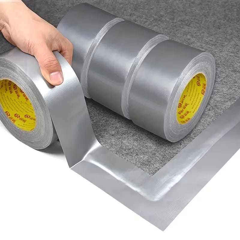 3 rouleaux de ruban adhésif imperméable et résistant, 40 mm x 20 m ...
