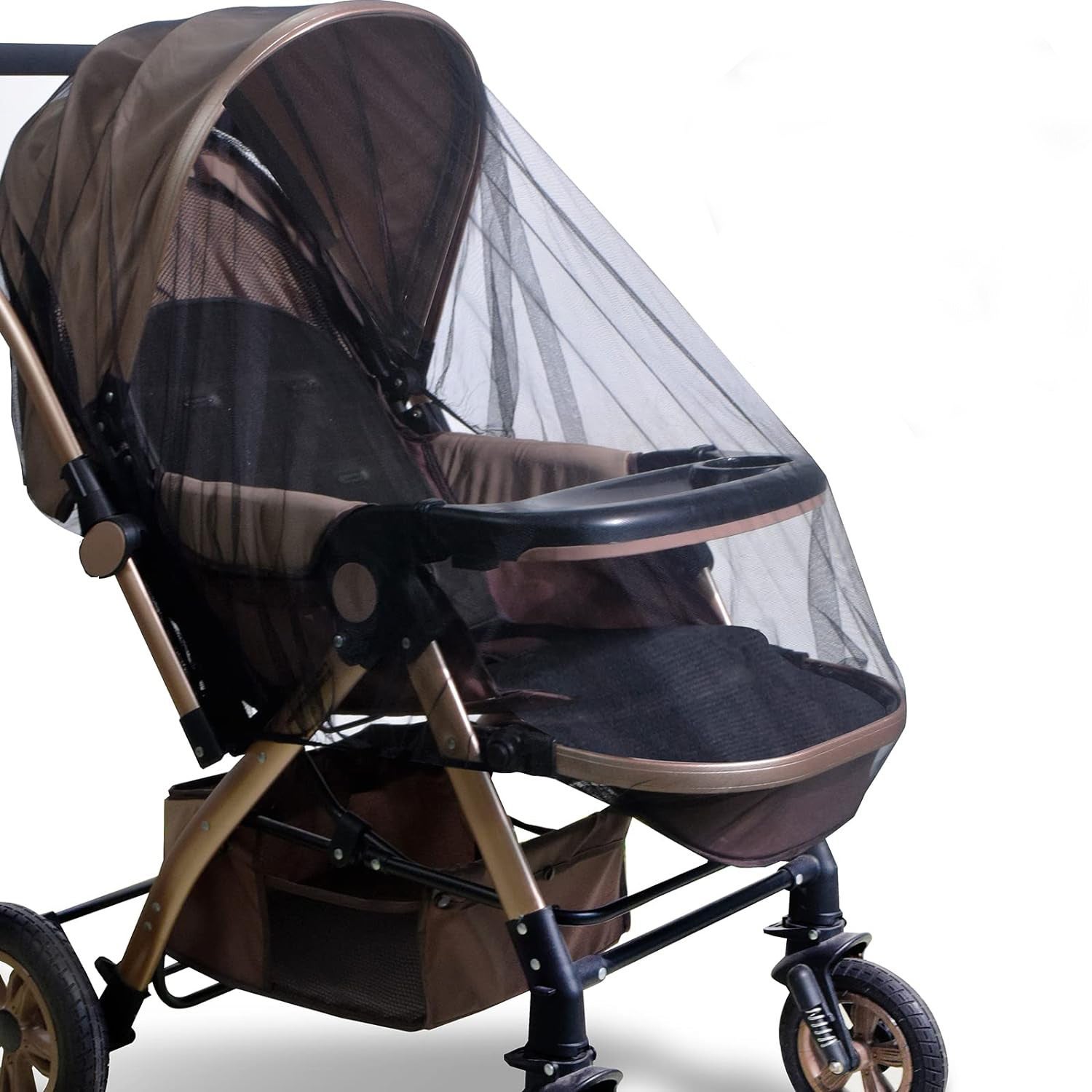 Housse Moustiquaire Pour Berceau Bébé - Dimensions 55x100x55 Cm - Respirante, Pliable - Pour Poussette, Parc, Lit Parental, Voyage