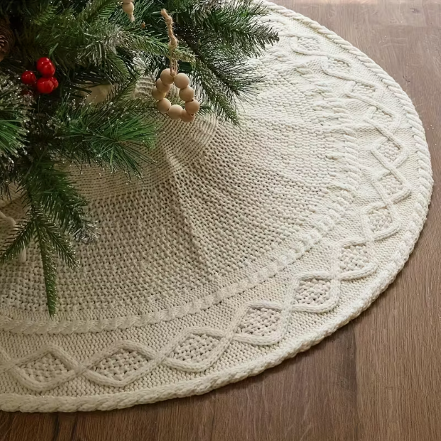 Tapis / Jupe Pour Sapin De Noël En Peluche Blanche | Diamètre 90 Cm | Double Couche Douce | Cache Pied Et Protège Sol Tapis / Jupe Pour Sapin De Noël En Peluche Blanche | Diamètre 90 Cm | Double Couche Douce | Cache Pied Et Protège Sol