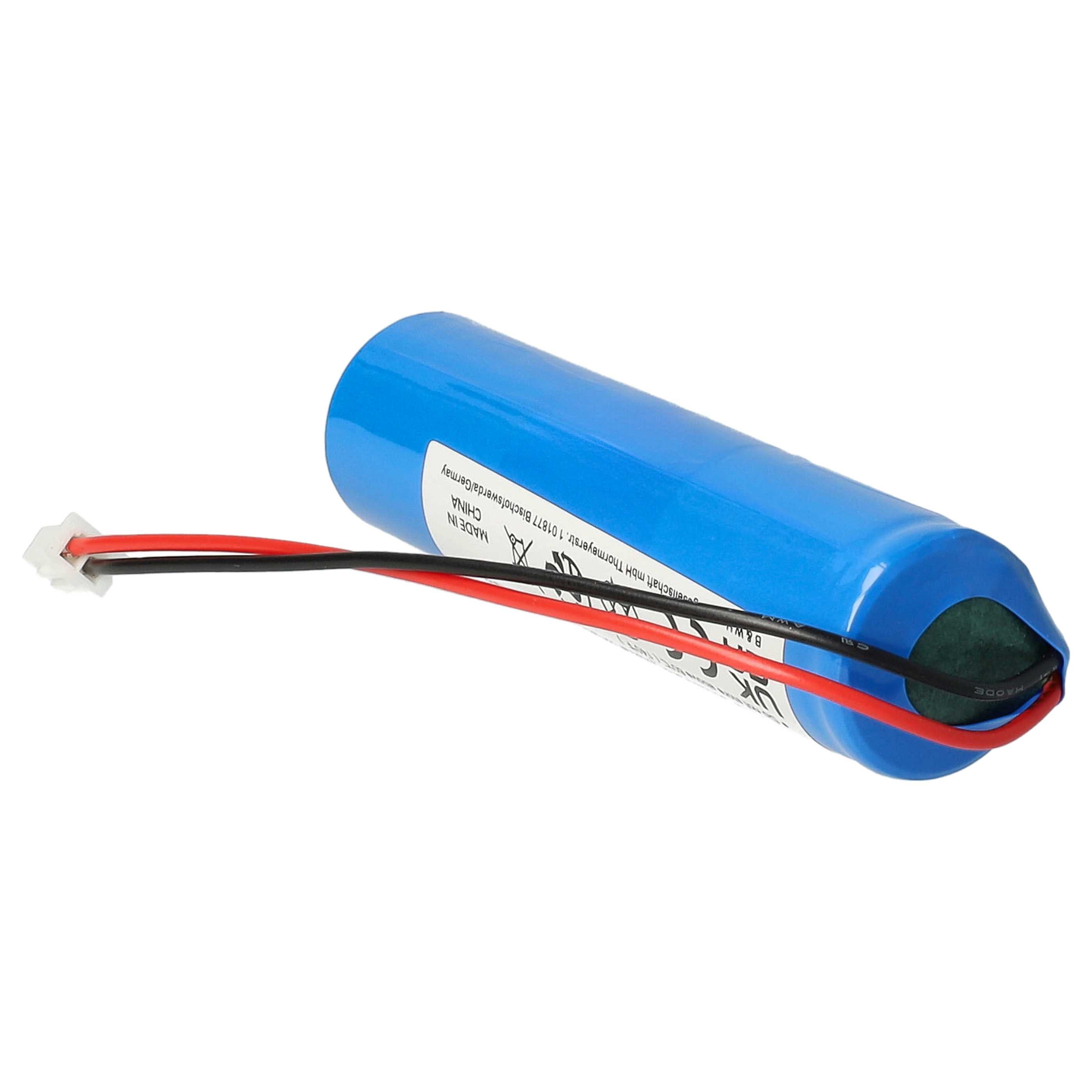 vhbw Batterie compatible avec Legrand BAEH IP66 ECO1, BAEH, B65LED, 805809, BAPI, BAES éclairage d'issue de secours (2000mAh, 2,4V, NiMH) - 2