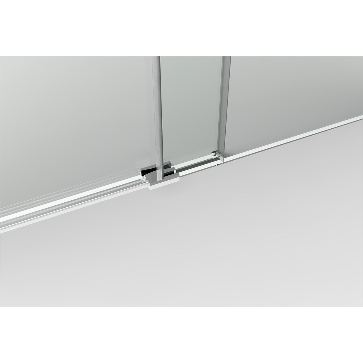 Paroi de douche 90x90 cm ouverture d'angle avec entrée facile hauteur 200 cm en verre trempé - FRASCIO - 7