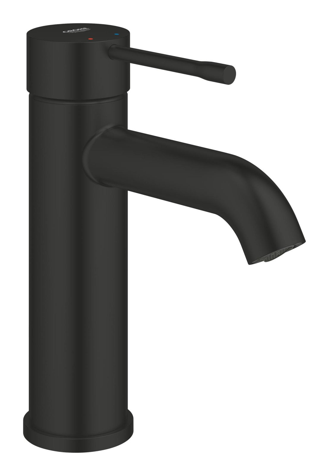 Baterie lavoar Grohe 235902431, Essence, tip comanda monocomanda, marime m, tip instalare pe blat, pe lavoar, negru