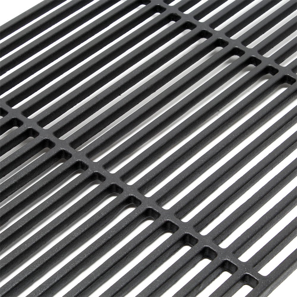 Grille BBQ Carrée 67x40 cm en Fonte Barbecue Charbon de bois /à gaz Grillade Cuisson Terrasse Jardin Plancha Viande Wiltec - 2