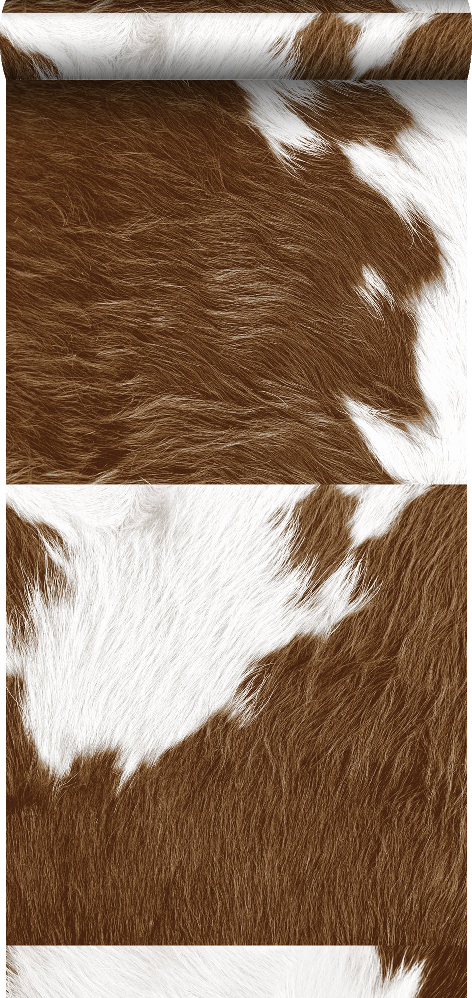 Peau de vache marron et blanche XXXL main image 0