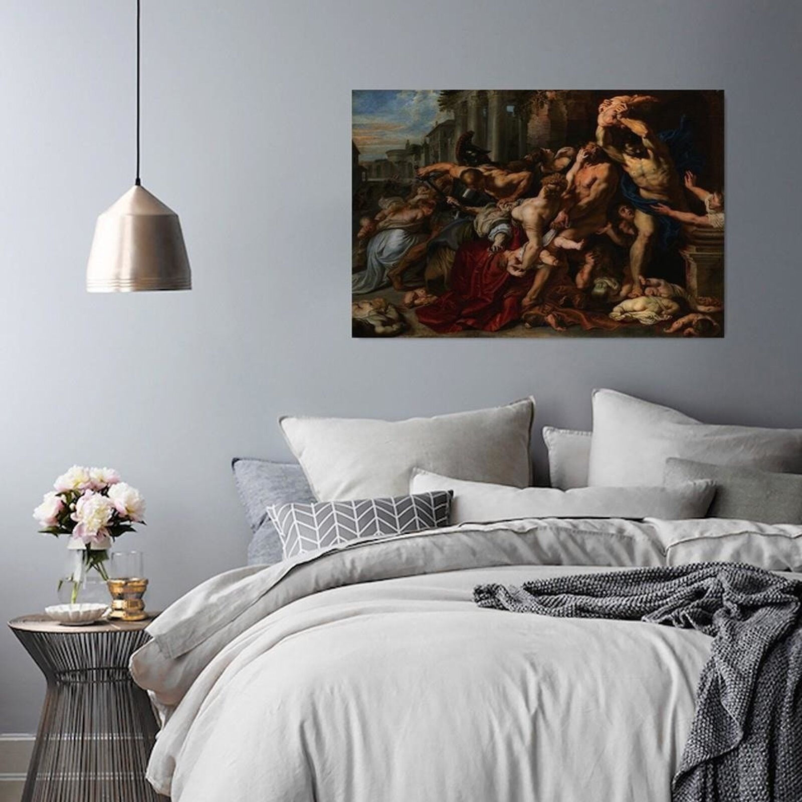 Tableau reproduction photo de pp rubens - massacre des innocents - 40 x 60 cm - 2