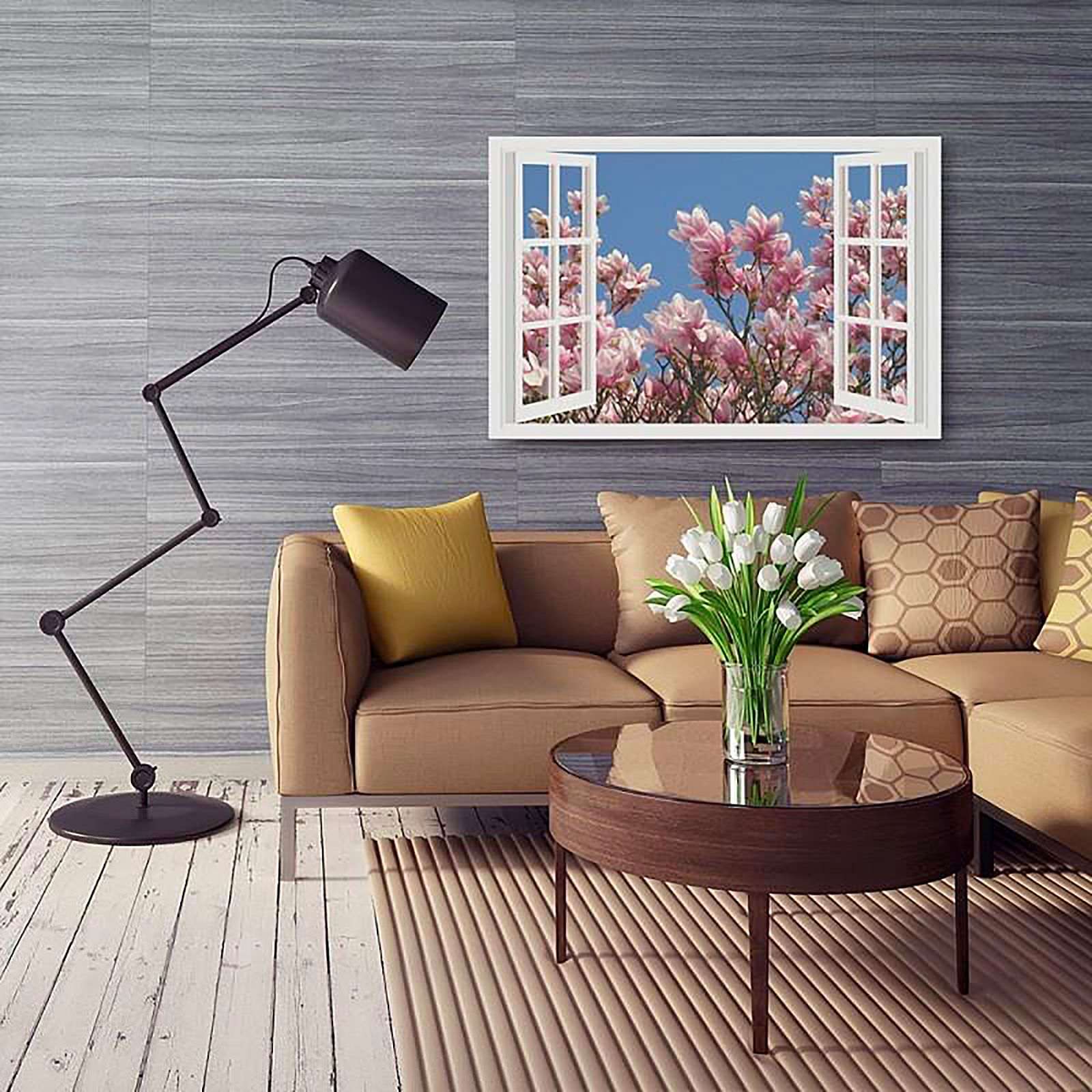 Tableau magnolias en fleurs - 80 x 60 cm - 5