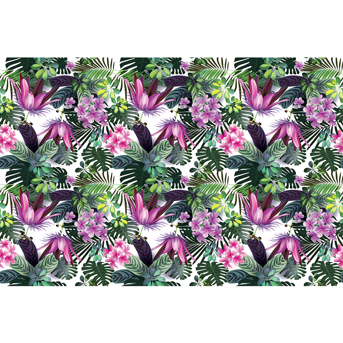 Adesivo mobili tropicale samana - Sticker adesivo - adesivi murali - 40x60cm - 2