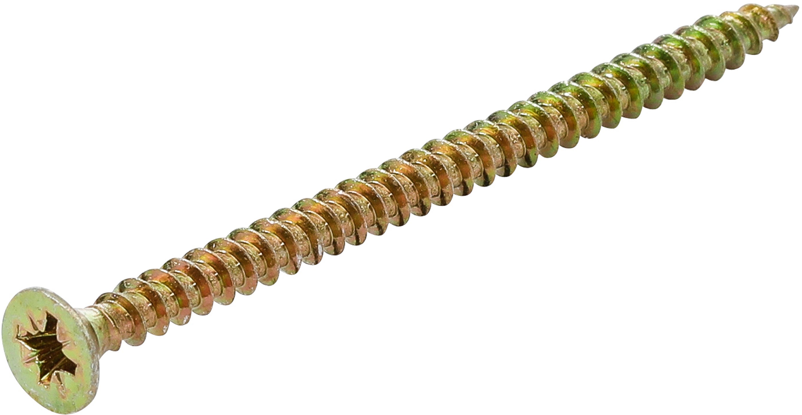 Lot De 1000 Vis Jaunes YZP 5.0x80mm En Acier Zingué - Onestopdiy, Fixations En Vrac Pour Pro