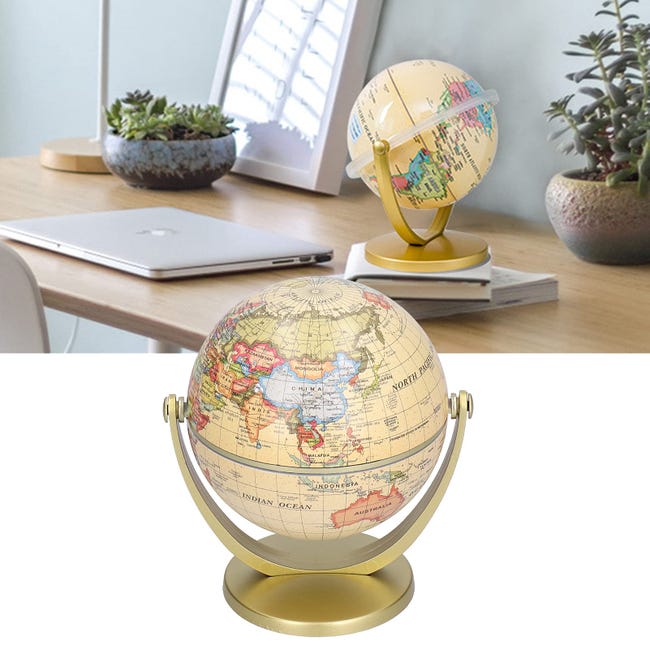 Thor Globo Armillare In Ottone Unico: Decorazione Da Tavolo Vintage, Scultura Rustica Per La Casa, Idea Regalo Originale