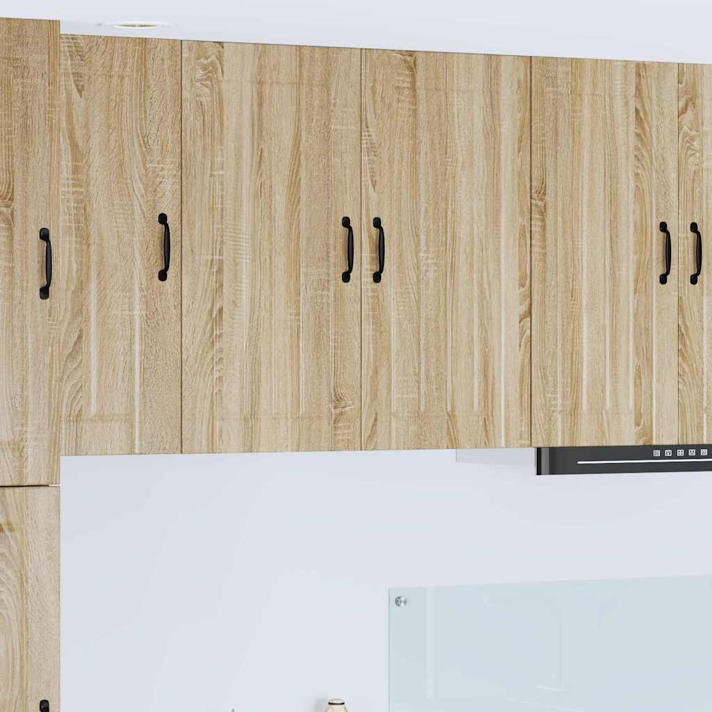 Armario de cocina mural | mueble de cocina roble sonoma 80 x 31 x 80 cm
