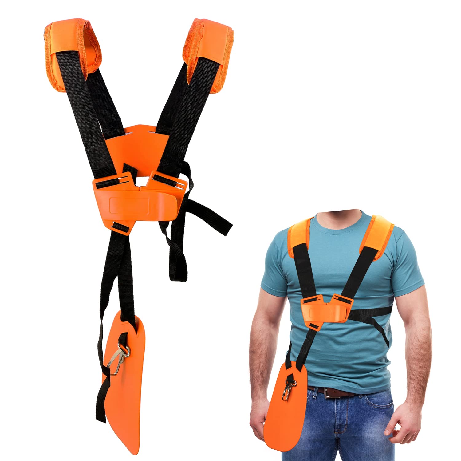 Harnais D'Épaule Traîneau Résistance Nylon Métal – Parfait Pour Entraînement Vitesse, Force & Sandbag Harnais D'Épaule Traîneau Résistance Nylon Métal – Parfait Pour Entraînement Vitesse, Force & Sandbag