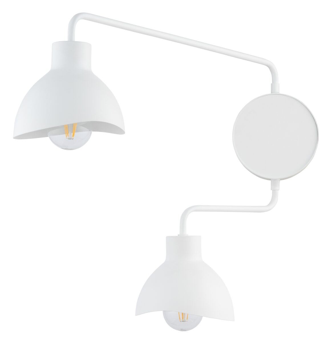 Kinkiet ścienny Holi biały 2xE27x15W styl nowoczesny wym: 44 x 14,5 x 59 cm metal IP20 SIGMA