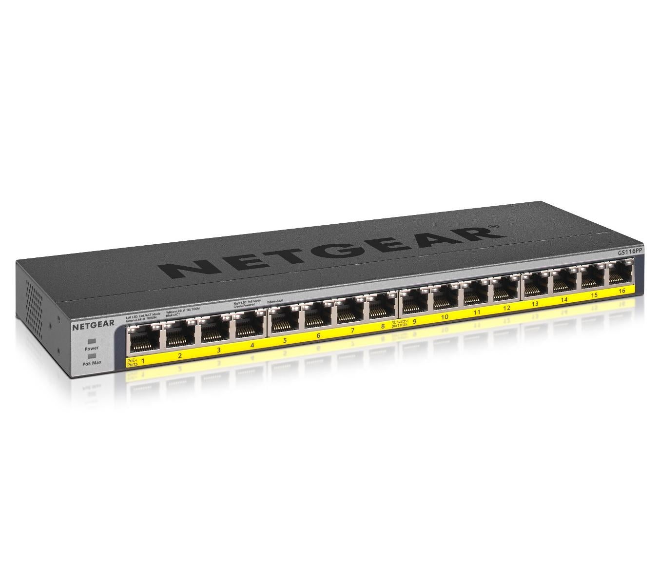 Netgear GS116PP Switch 16 Puertos Gigabit PoE - Imagen 2