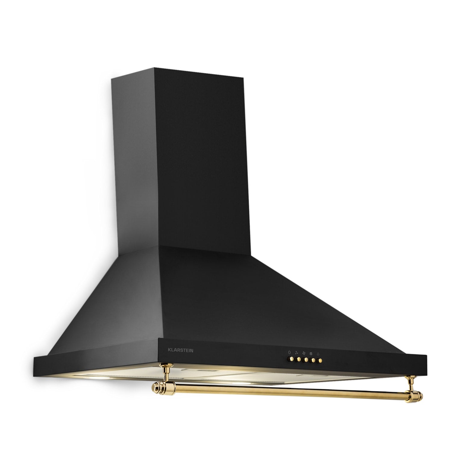 Klarstein Montblanc 60 Campana Extractora 599 M³/H 165W 2X1,5W Led Barra Negro , Leroy Merlin