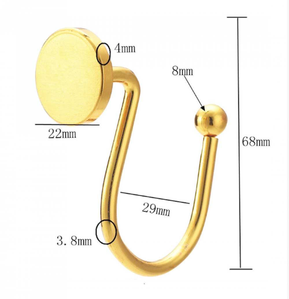 Anelli per tende da doccia Metal Hero, antiruggine con pomelli rotondi, set da 12, design elegante | Leroy Merlin