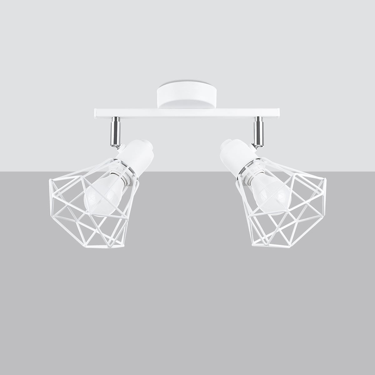 Plafon LUNOVA 2 biały LED 4000K - 31x17x19cm Sollux
