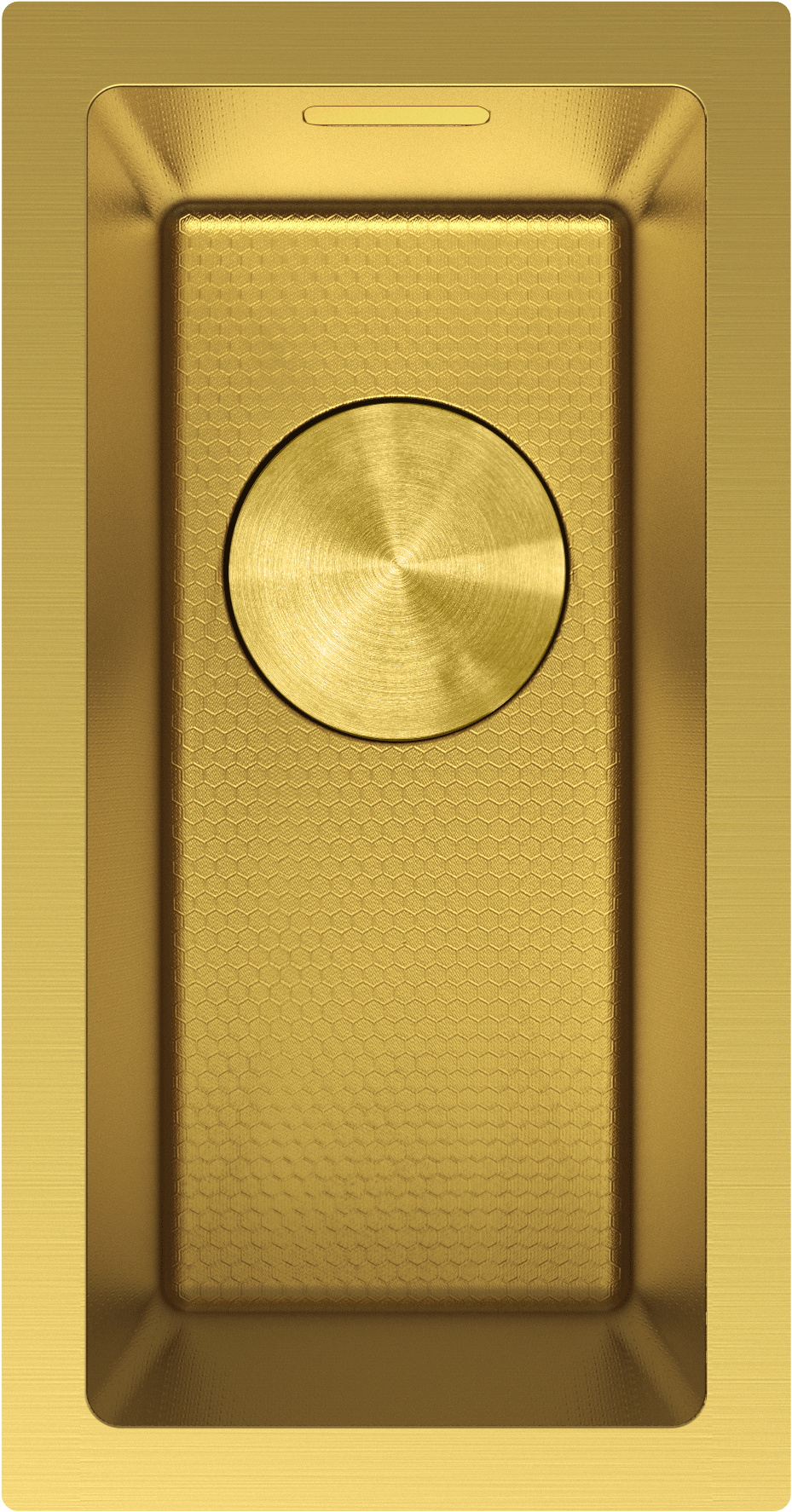 Mexen Trixo zlewozmywak stalowy 1-komorowy 230 x 440 mm, złoty HC - 6411221000-55HC
