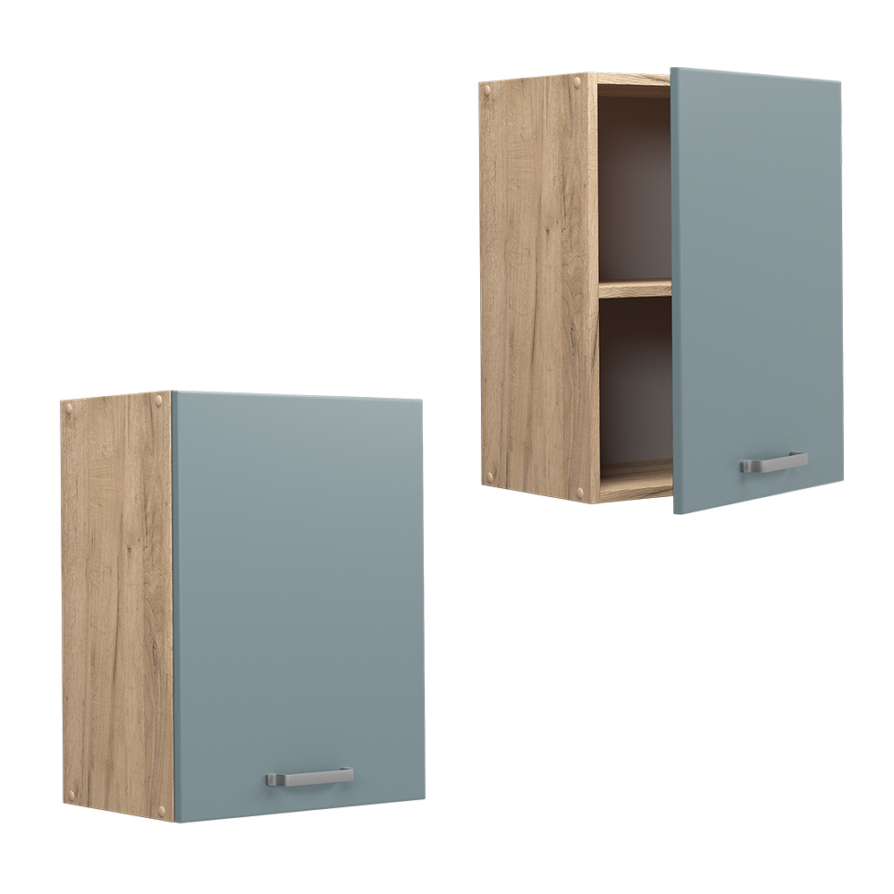 Vicco Elément haut de cuisine R-Line, Bleu-gris, 45cm - 5