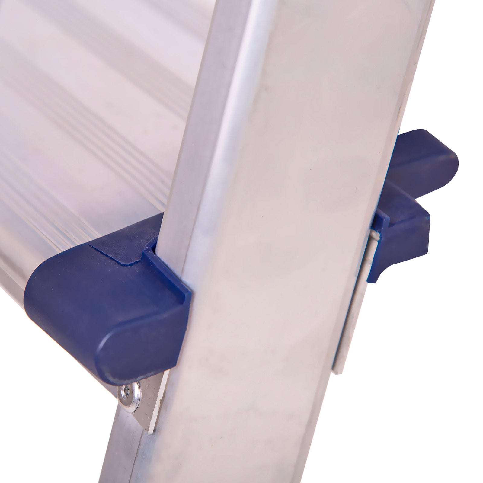 HOSTRÖM Escabeau 8 marches Secure pro, aluminium renforcé, sécurisé avec rampes, tablette porte-outils, hauteur plateforme 182cm, charge 150kg - 8