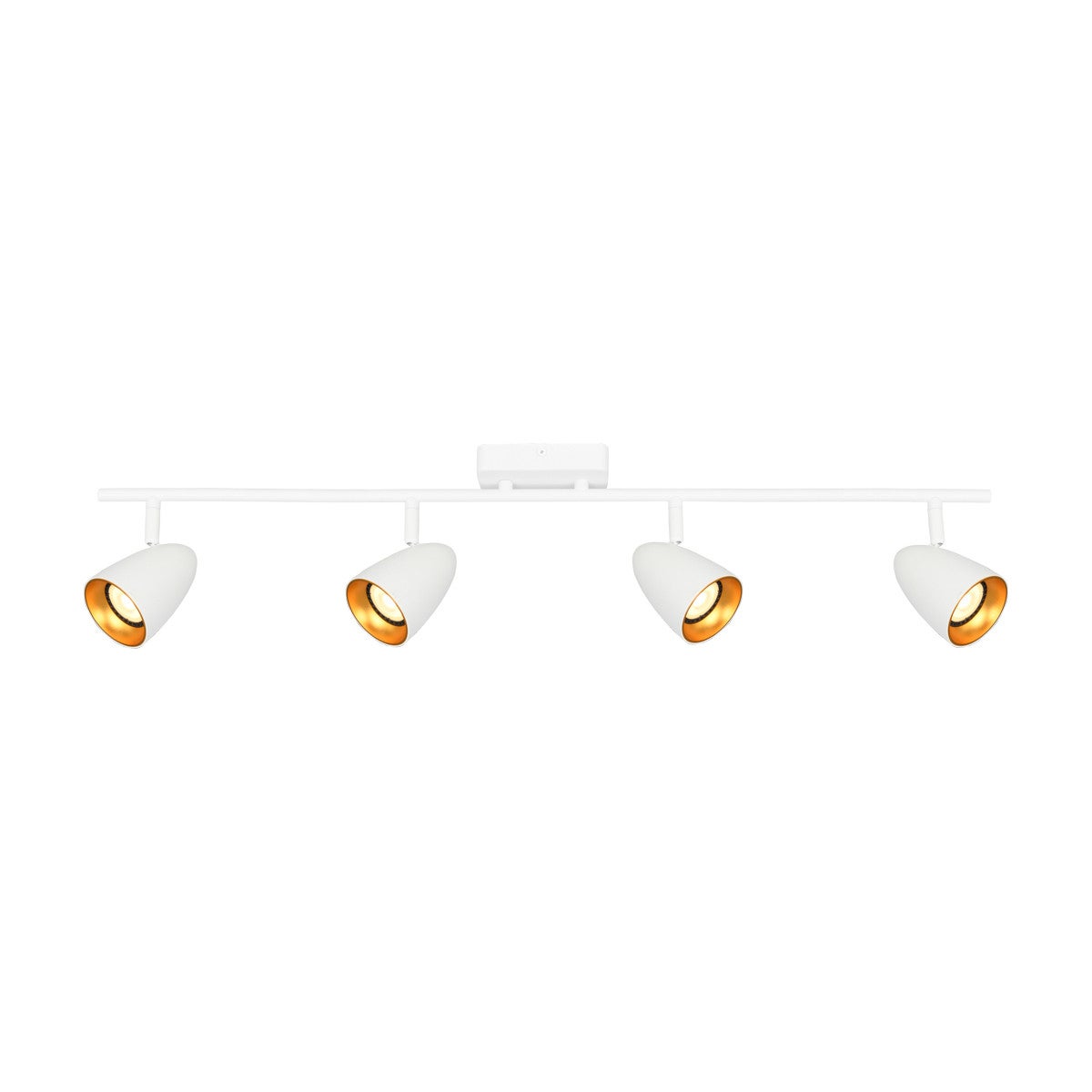 Lampa sufitowa wisząca Tino biało-złota 4xGU10x10W wym: 16,8 x 82 x 7 cm aluminium Italux