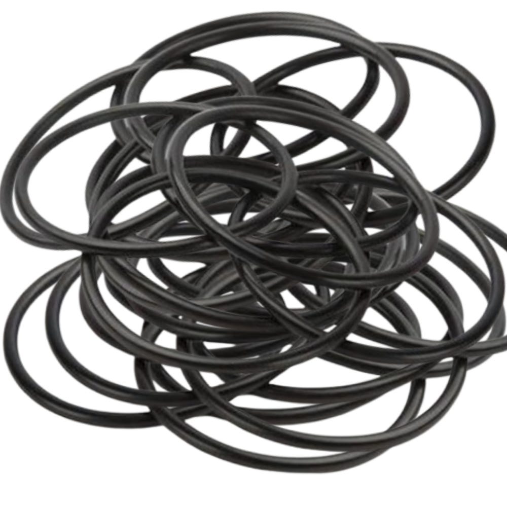 5 guarnizioni di ricambio per tappo di scarico del lavandino del bagno 5 guarnizioni di ricambio per tappo di scarico del lavandino del bagno