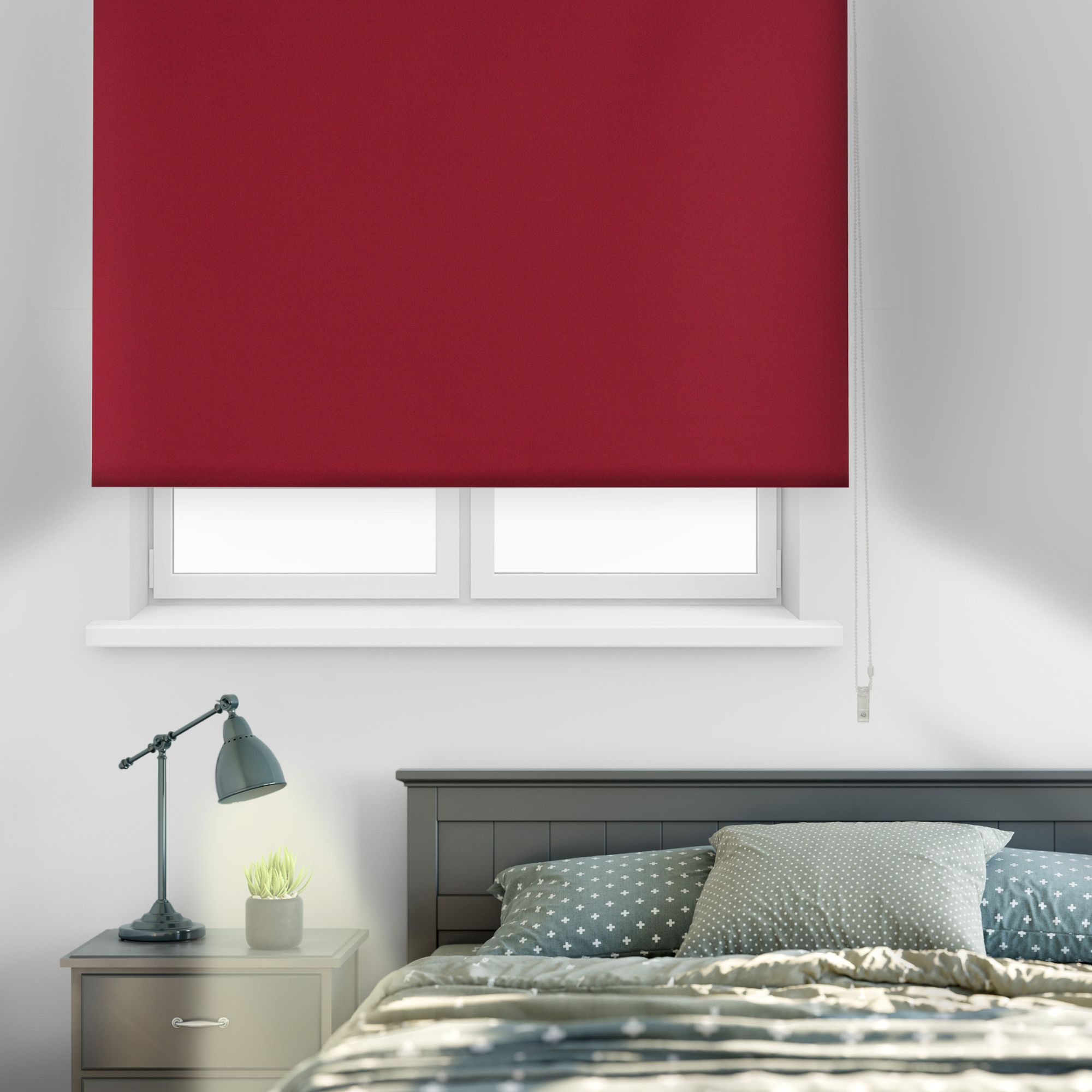 Ecommerc3 | estor enrollable opaco premium tamaño 155x165 - estor opaco tamaño tela 152x160 - estor enrollable blackout color granate