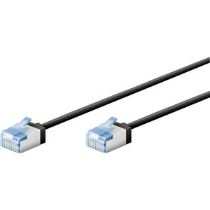 Câble Réseau Croisé Goobay 68866 CAT 5e, 3 M, Gris/Vert, U/UTP, Pour Relier Équipements Réseau