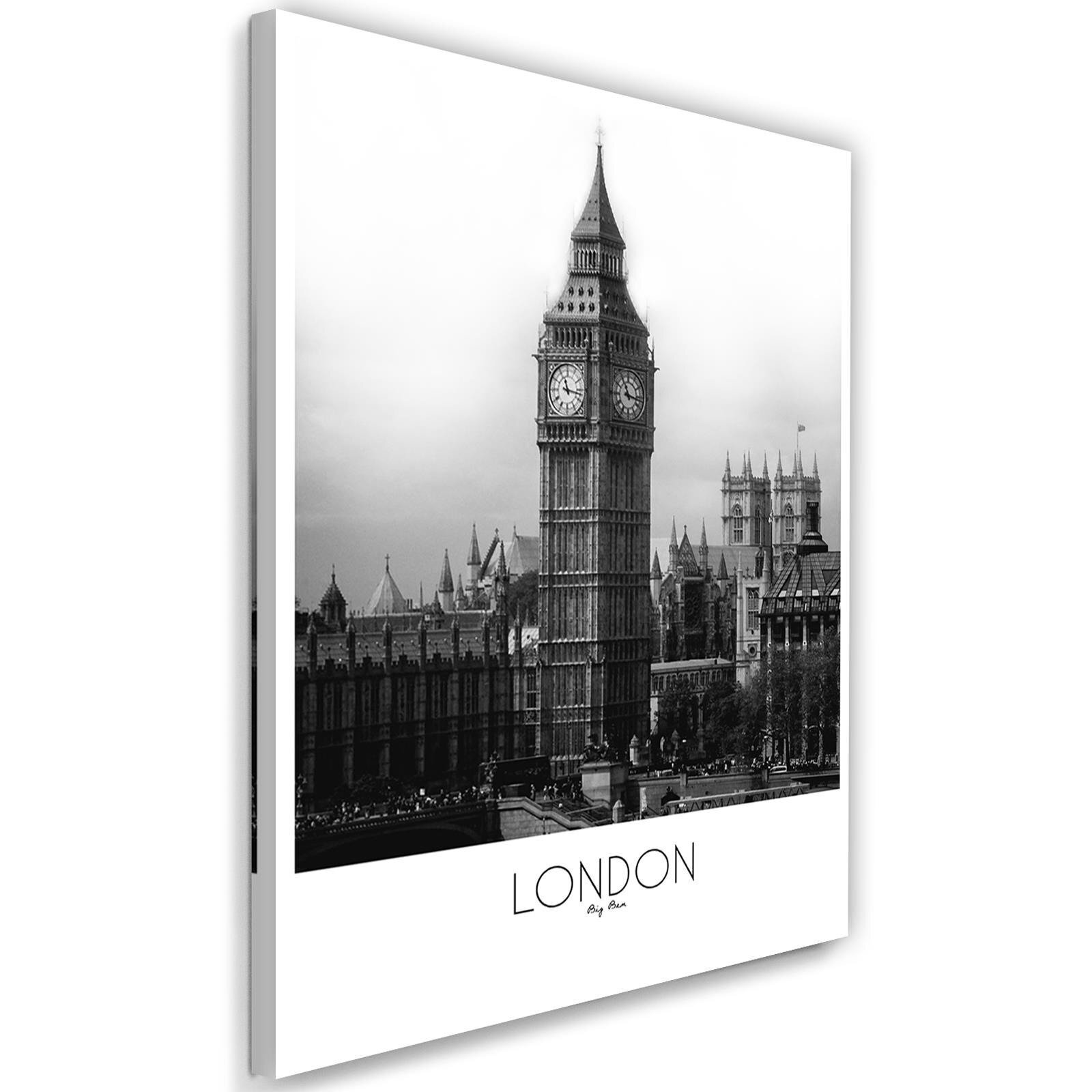 Obraz na płótnie, Londyn - Big Ben 80x120