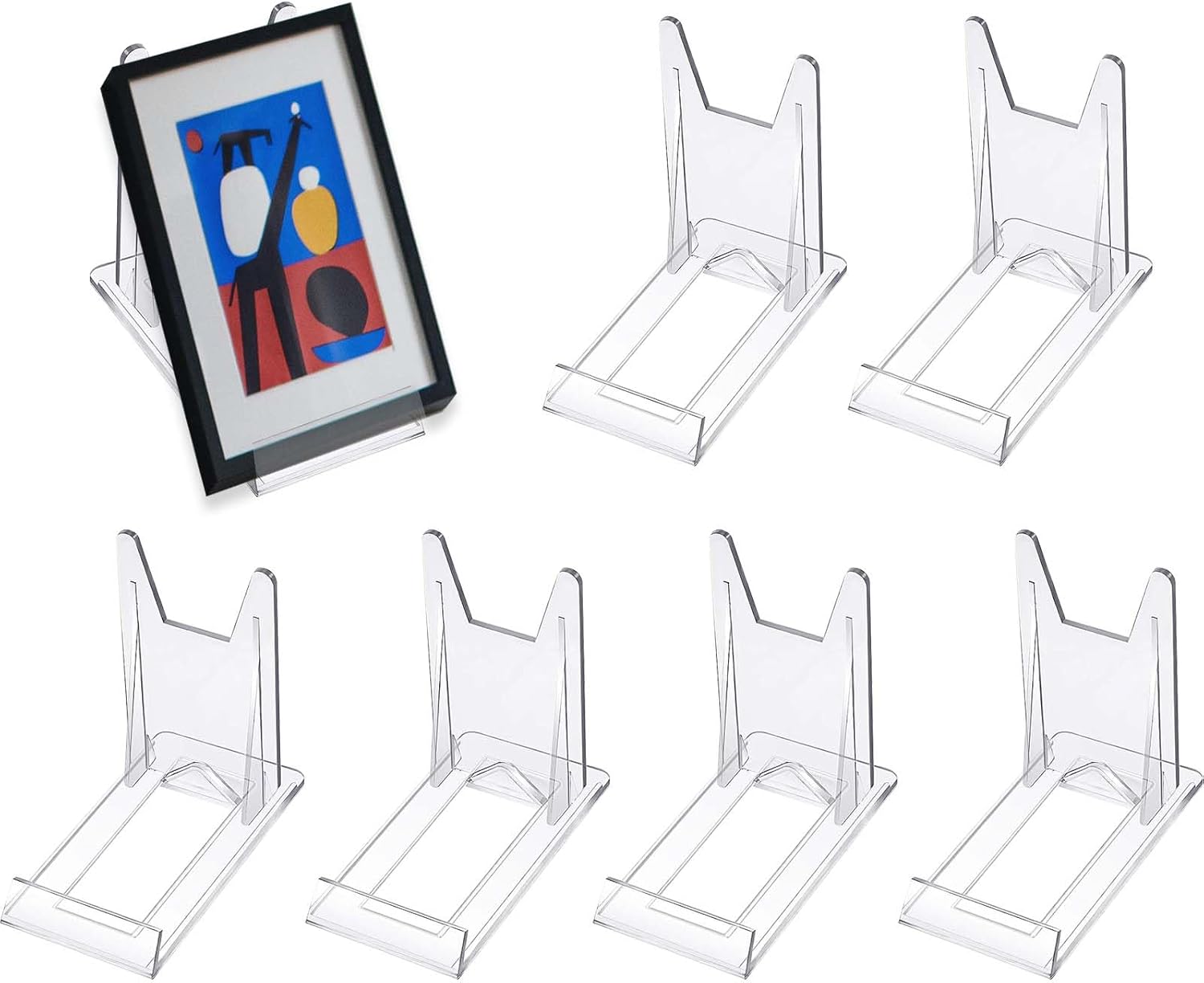 Espositore Portapiatti A Cavalletto - Espositore Per Piatti Decorativi In Metallo Da 3 Pollici Espositore Per Cornice Da Tavolo Espositore In Ferro Per Piatti Da Cucina Argento 2 Pezzi 94469693