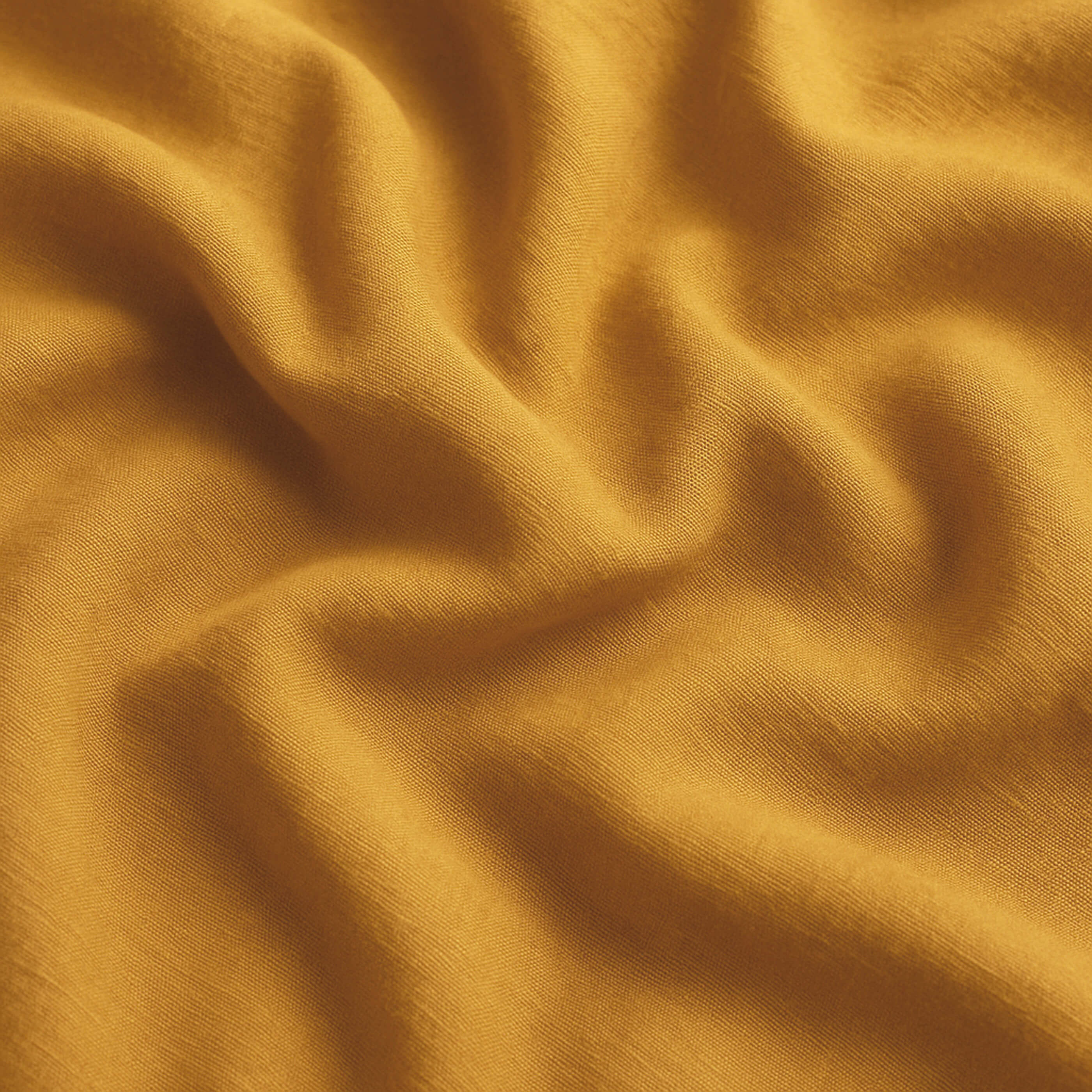 NATURALS - Housse de Couette Unie Lit 90 - Fermeture avec Boutons - 100% Coton - Inclut 1/2 Taies d’Oreiller - OCRE - 6