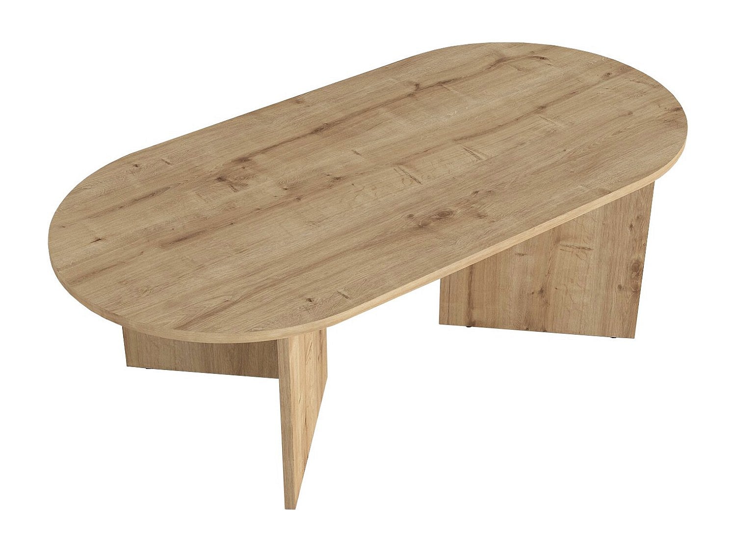 Table basse - Naturel clair - TOPANIA - 4