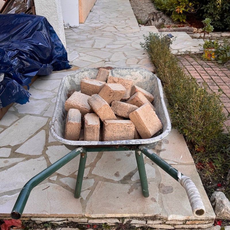 Bûches compressées - 540 bûches - 100% naturelles - 6