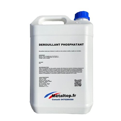 Décapant Rouille - Metaltop - Incolore - RAL Incolore - Pot 1L - 2