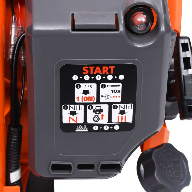 Souffleur à feuilles à dos à essence 900 m³ h 42,7 cc - 6